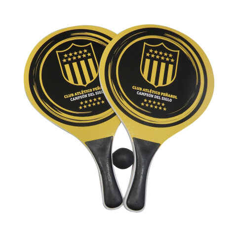 Set de Paletas Playeras Peñarol AMARILLO/NEGRO