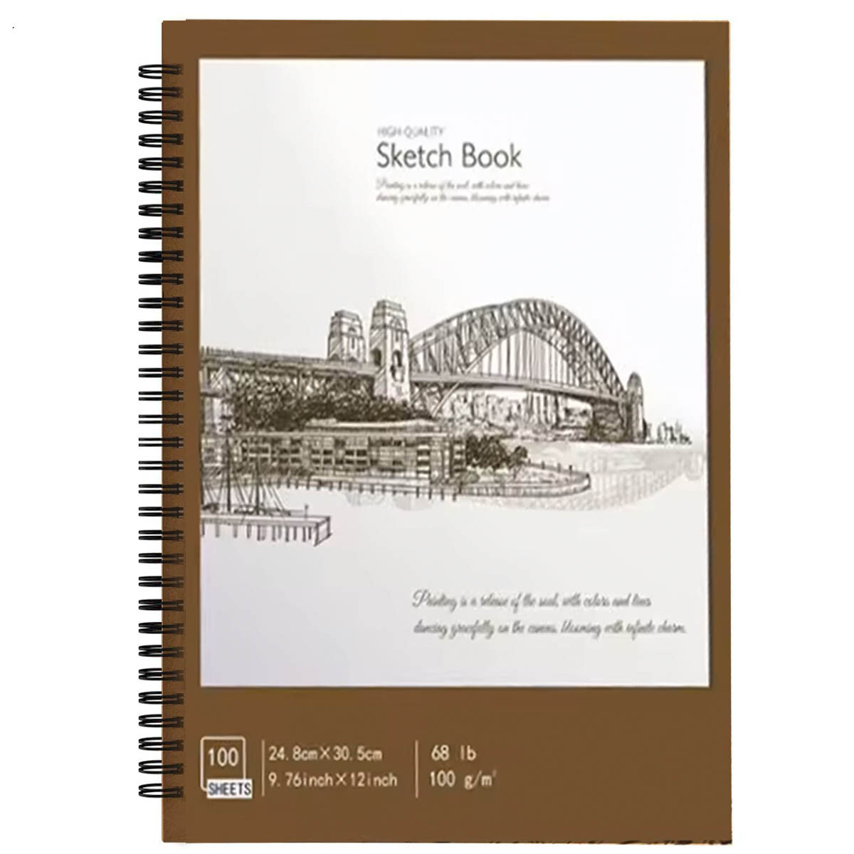 Cuaderno De Dibujo A4 100 Hojas Lisas Para Dibujar 