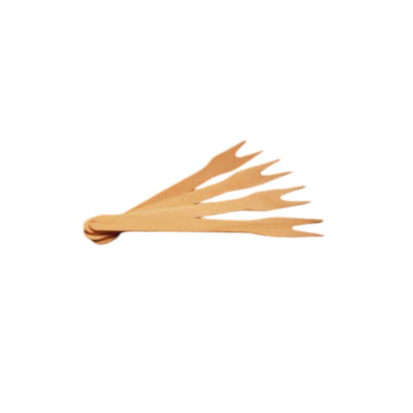 TENEDOR DE MADERA 13 CM MARRON