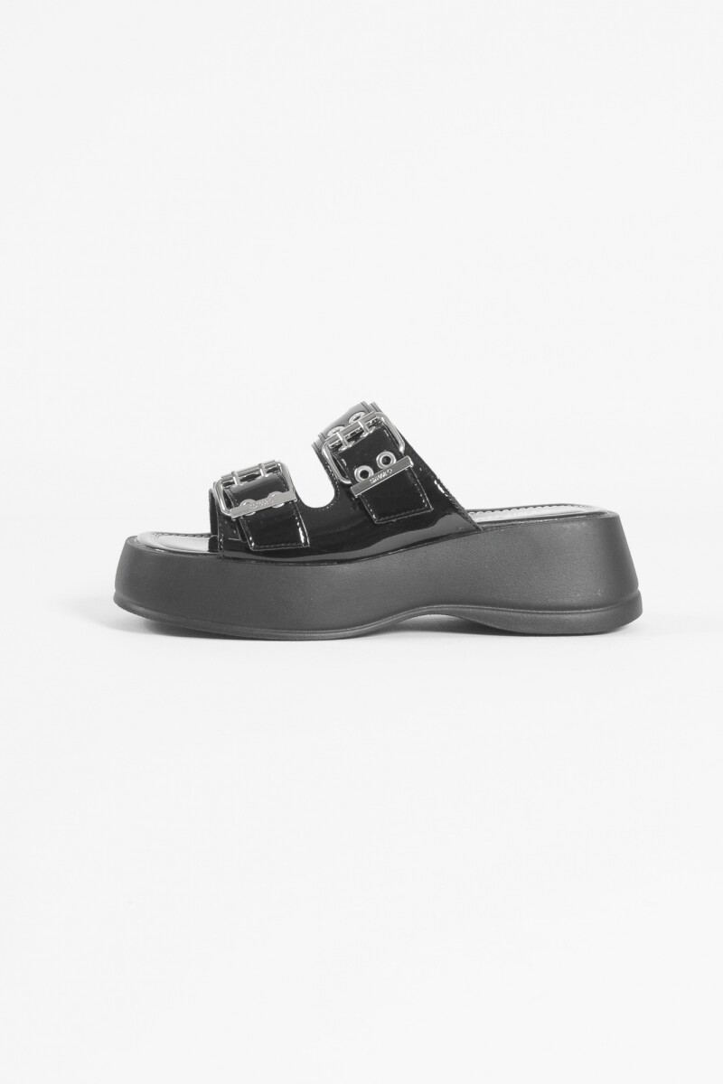 Sandalia Flor negro