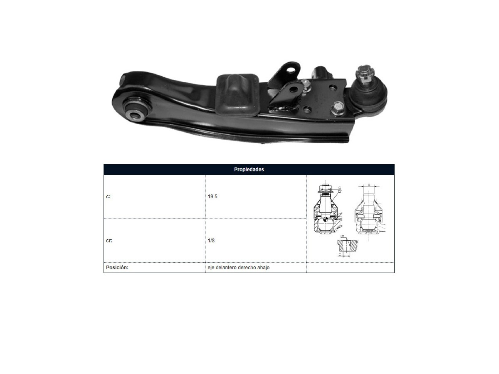 Parilla De Suspension Del Hyundai H1 Carroceria A1 04-07 Der 
