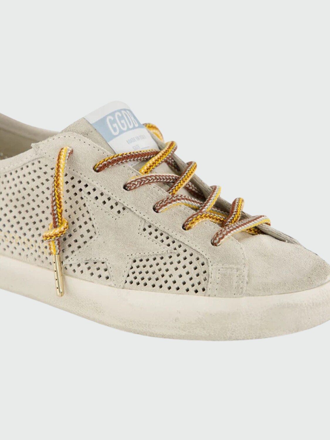Golden Goose - Super-Star Perforated Suede Alta Automática