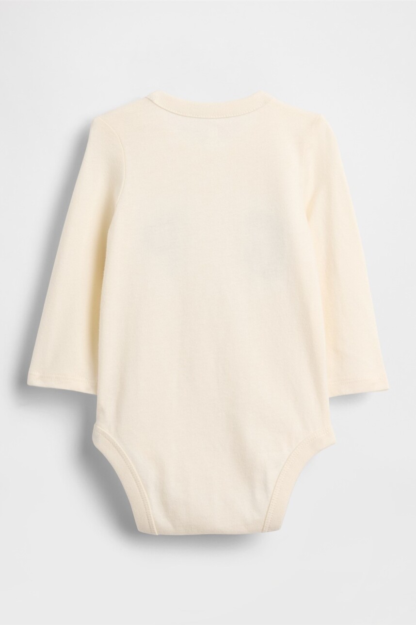 Body Logo Gap Bebé Ivory Frost