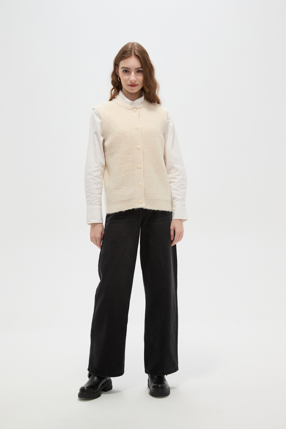 Chaleco Burum Crudo / Natural