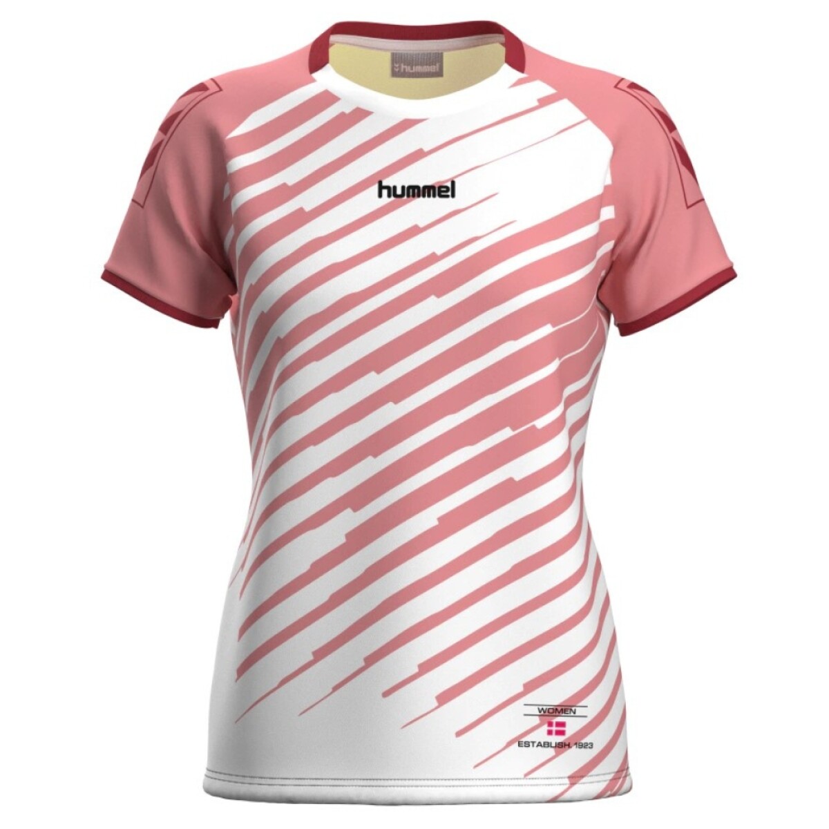 REMERA SUBLIMADA MUJER - NOVARA BLANCO ROSA 