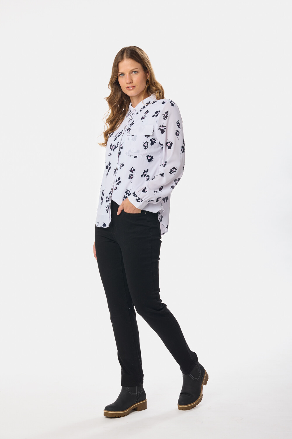 PANTALÓN DE JEAN SKINNY Negro
