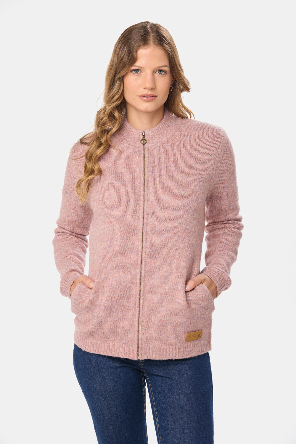 CAMPERA TEJIDA Rosado