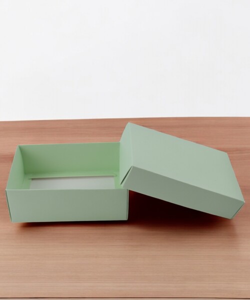 Caja eco 03 - 8x12x4,5 cm. VERDE AGUA