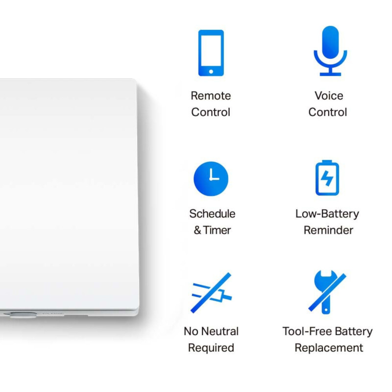 Interruptor de Luz Inteligente Tp-Link Tapo S210 Interruptor de Luz Inteligente Tp-Link Tapo S210