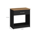 MESA DE LUZ NEGRO MIEL