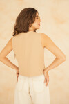 CHALECO BLAIR MINI NUDE CHALECO BLAIR MINI NUDE