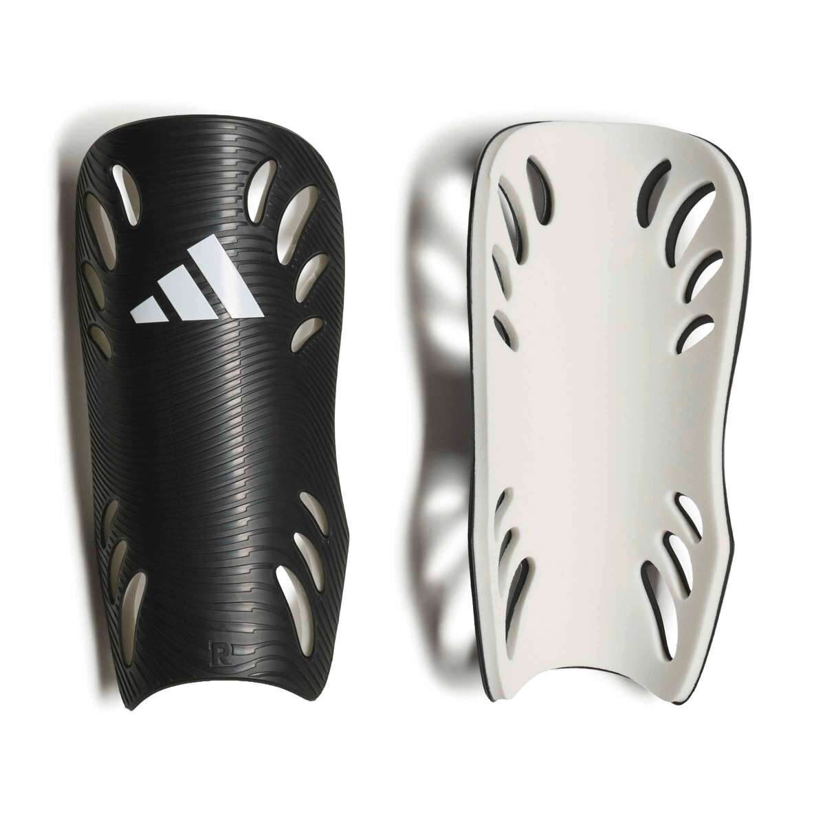 Espinilleras Adiflex Championes Fútbol Tapones Intercambiables Unisex - Negro 