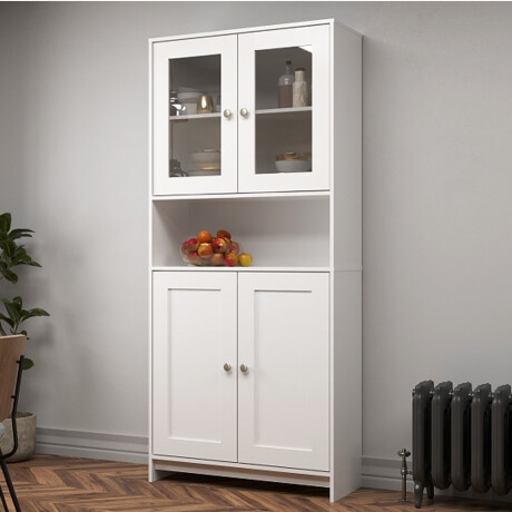 CRISTALERO COPERO BOTELLERO ARMARIO ESTANTERÍA 4 PUERTAS BLANCO CRISTALERO COPERO BOTELLERO ARMARIO ESTANTERÍA 4 PUERTAS BLANCO