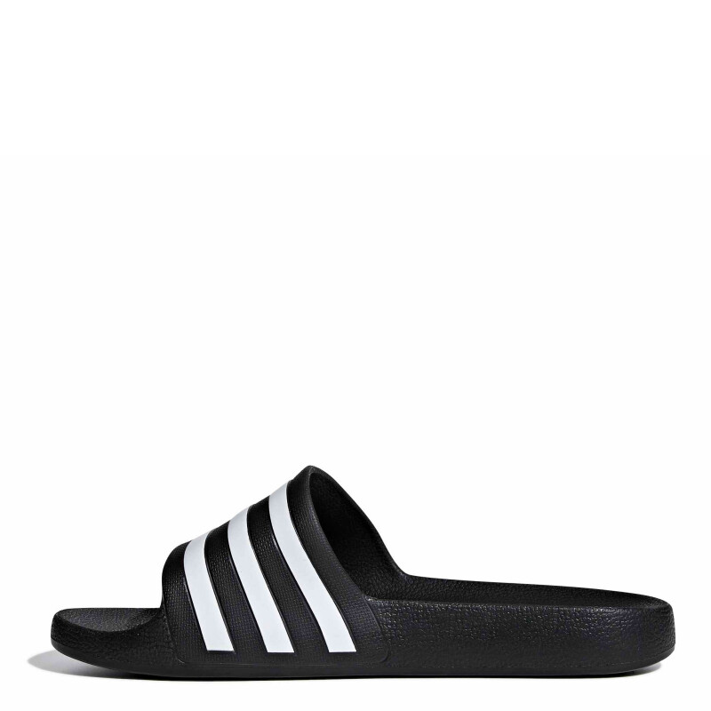 Chanclas de Hombre Adidas Adilette Aqua Negro - Blanco