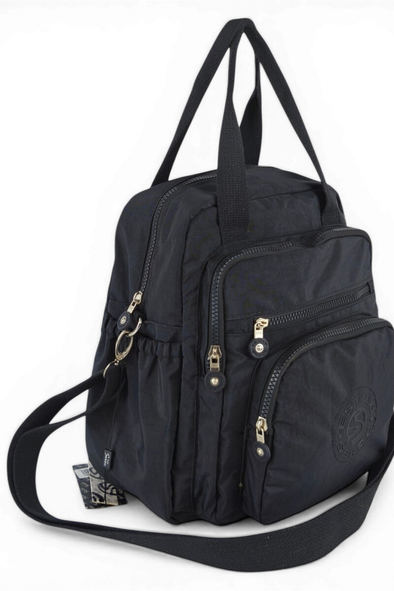 Bolso mochila y morral Negro