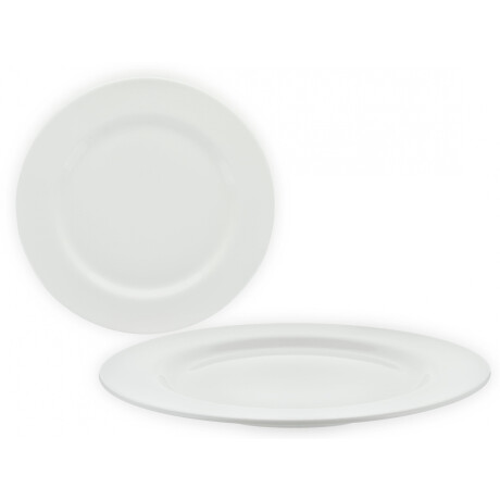 PLATO LLANO CERAMICA BLANCA 28CM PLATO LLANO CERAMICA BLANCA 28CM