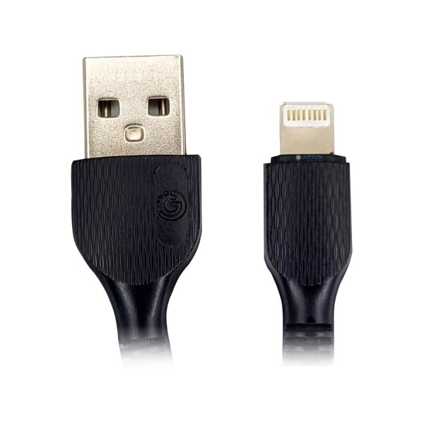 Cable De Datos Usb Tipo Lightning iPhone 1 Metro Goldtech Ax Variante Color Negro