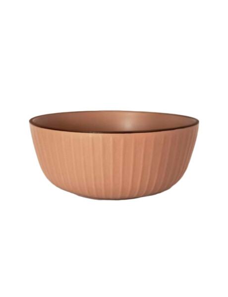 BOWL D15CM LINEAS CAMEL BORDE MARRON BOWL D15CM LINEAS CAMEL BORDE MARRON