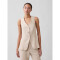 V-LINEN VEST FLAX LINEN