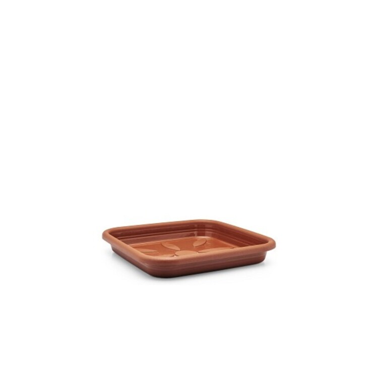 PLATO CUADRADO TERRACOTA PLASMONT 31X31CM PLATO CUADRADO TERRACOTA PLASMONT 31X31CM