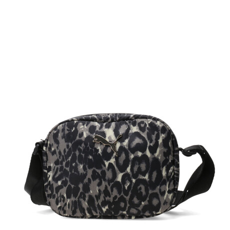 Cartera Puma Pop Crossbody Bag Negro - Leopardo