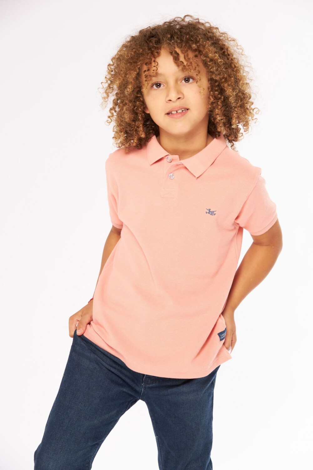 REMERA POLO PIQUE Coral