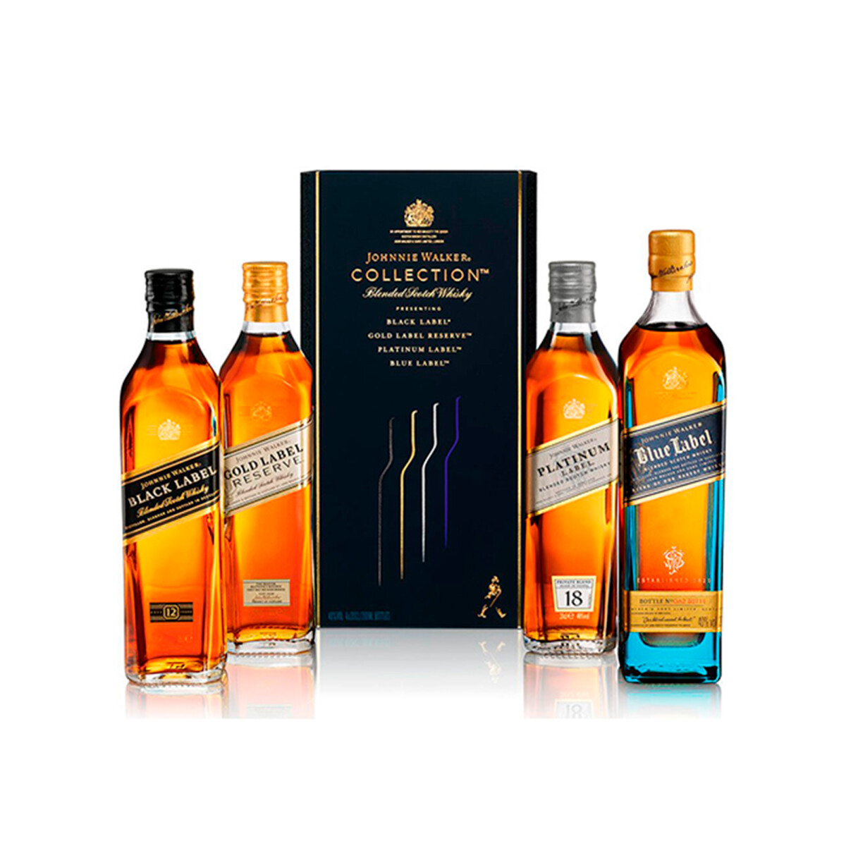 Whisky Johnnie Walker Collection 4 unidades - 200 ml 