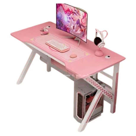 Escritorio Metal y MDF Gamer 120x60cm Rosa 121-01 ROSA