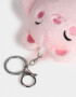 Llavero Peluche Llavero Y Charm De Peluche De Oso - Blanco Crema