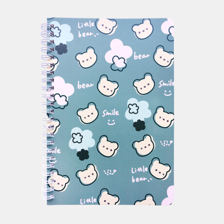 Libreta A5 Estampada Diseño Verde 04
