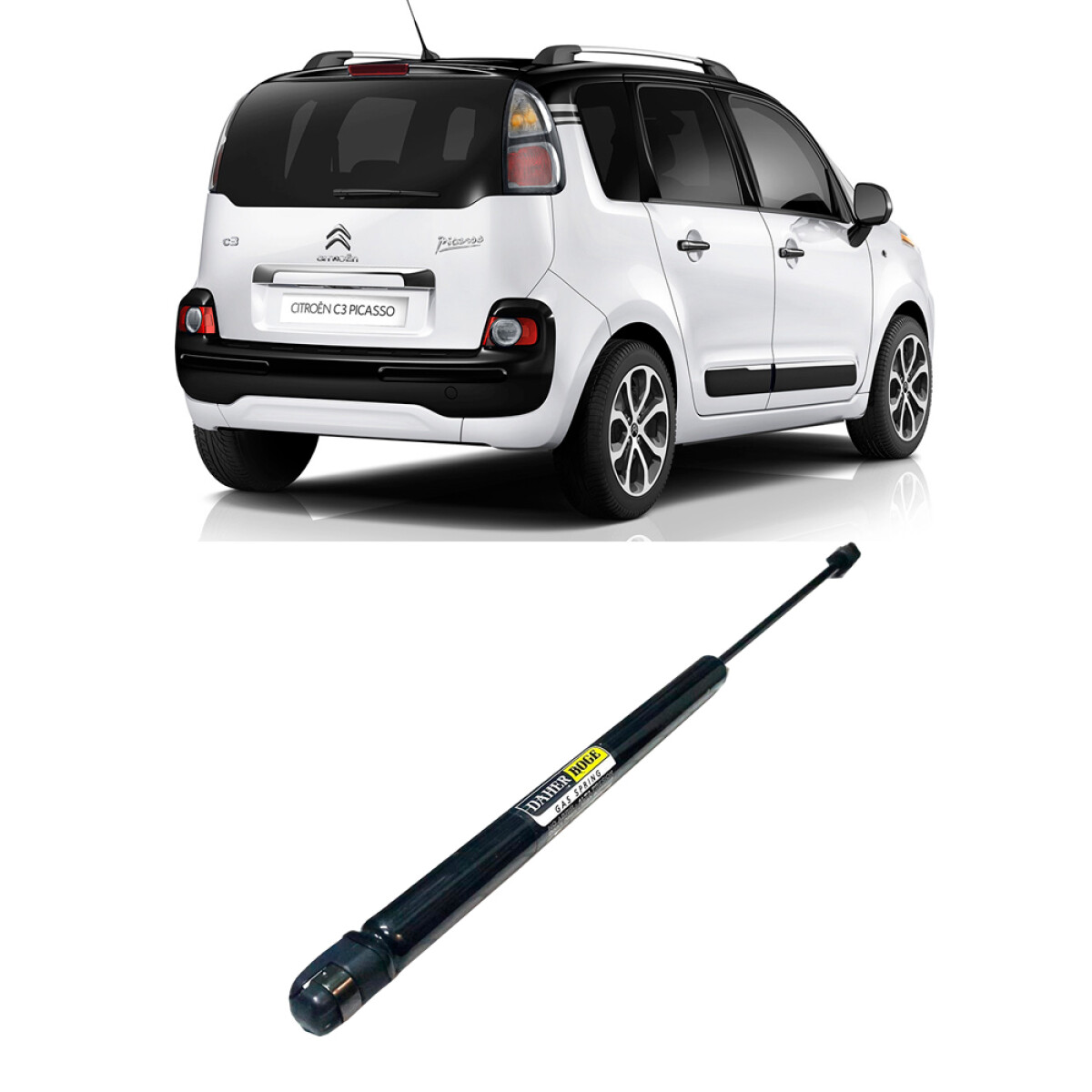 AMORTIGUADOR BAUL CITROEN - PEUGEOT PORTON TRASERO C3 PICASSO - 