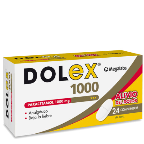 Dolex 1000mg 24 Comprimidos Dolex 1000mg 24 Comprimidos