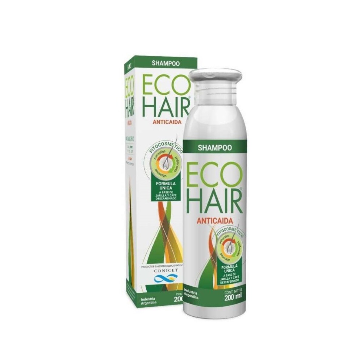 Shampoo Eco Hair Anticaída 200 Ml. 