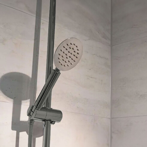 Griferia Ducha Exterior En Brushed Nickel - Serie Salemi 000
