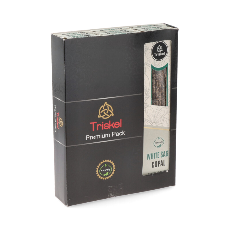 INCIENSO TRISKEL CAJA X12 Salvia Blanca/copal