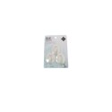 GANCHOS PERCHAS ADHESIVOS PLASTICO REDONDO 3 PIEZAS BLANCO