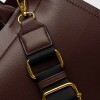 Cartera de Mano Anette Chica en Efecto Cuero Liso Marron