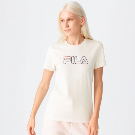 REMERA DE MUJER BASIC OUTLINE Blanco