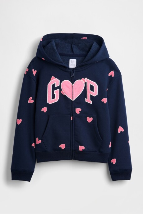 Canguro Con Cierre Logo Gap Niña Gap Heart Print