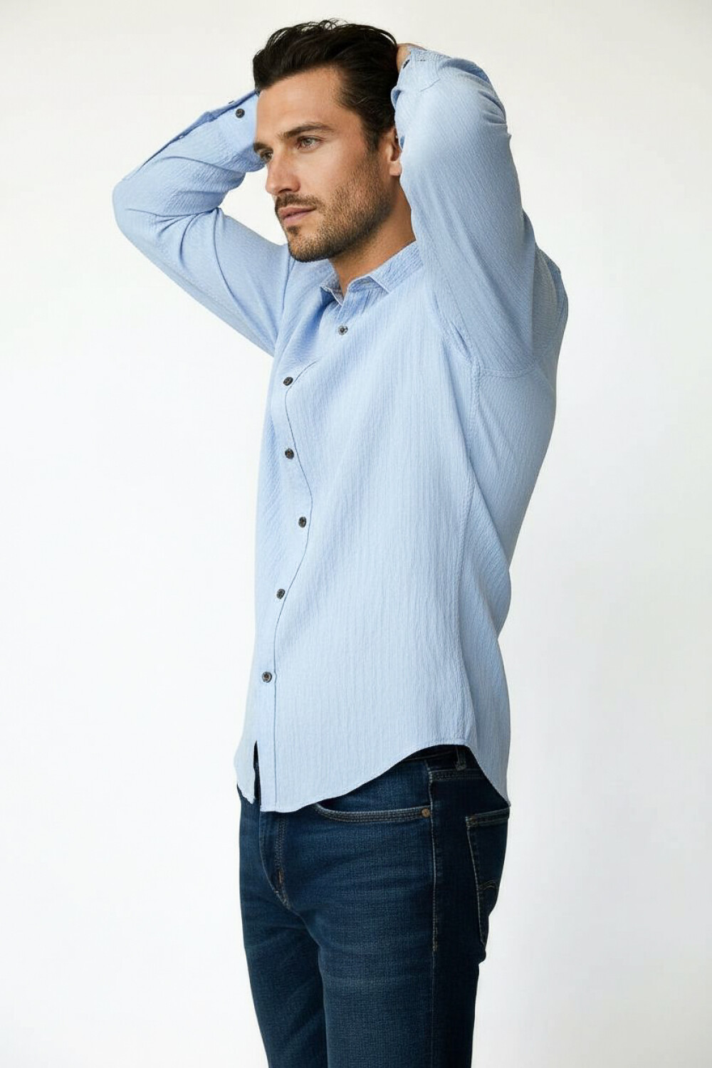 Camisa Nico Celeste