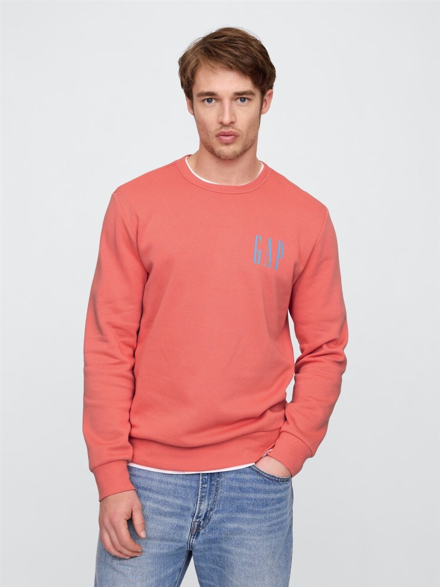 Buzo Deportivo Logo Gap Hombre - Watermelon Ice 