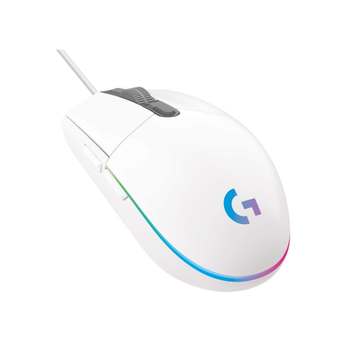 Mouse Logitech Gaming Blanco Lightsync G203 