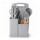 Set Cocina Menage 19Pz Utensillos Cuchillos Tabla c/Soporte Gris