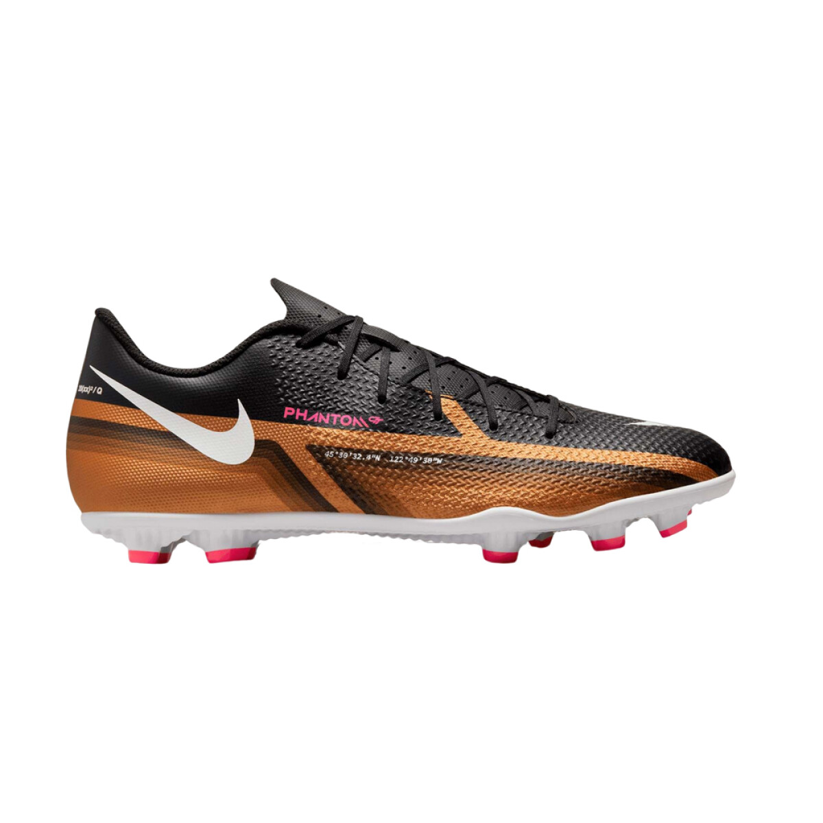 NIKE PHANTOM GT2 CLUB Q FG/MG METALLIC - Orange 