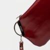 Porta Cosmeticos Katy En Cuero Charol Arrugado Berry