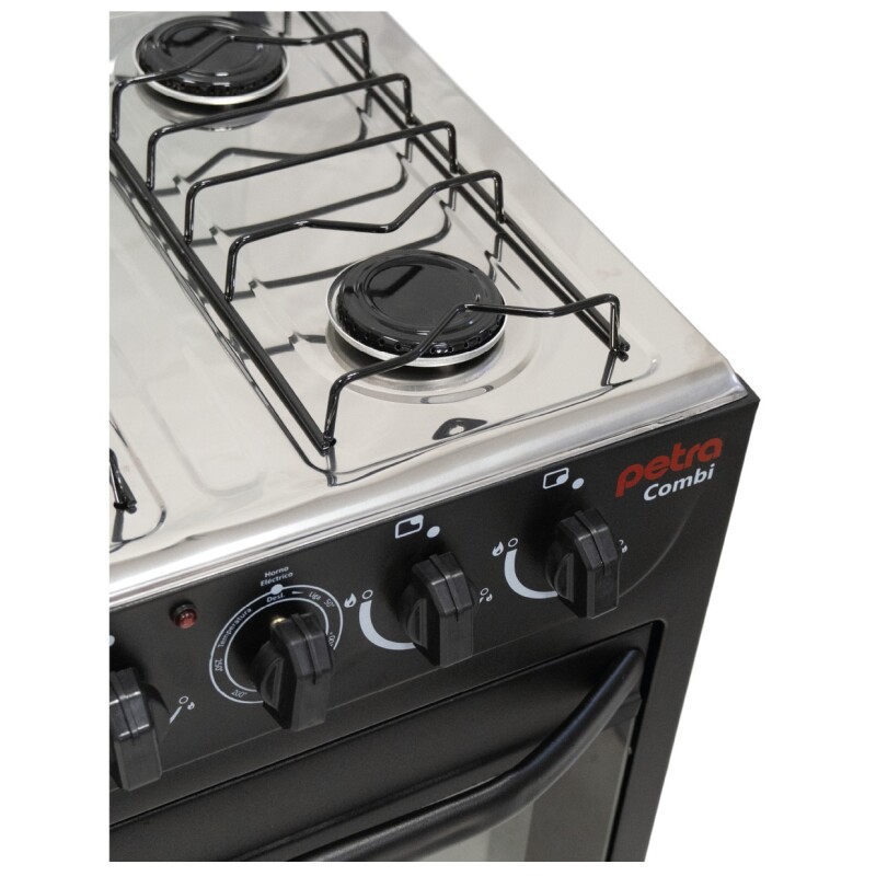 Cocina Petra Sirius Combinada 4 Hornallas Mesada Inox Cocina Petra Sirius Combinada 4 Hornallas Mesada Inox