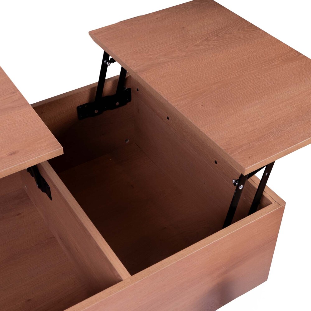 MESA RATONA REBATIBLE MELAMINA NATURAL-BEIGE ALELÍ NATURAL