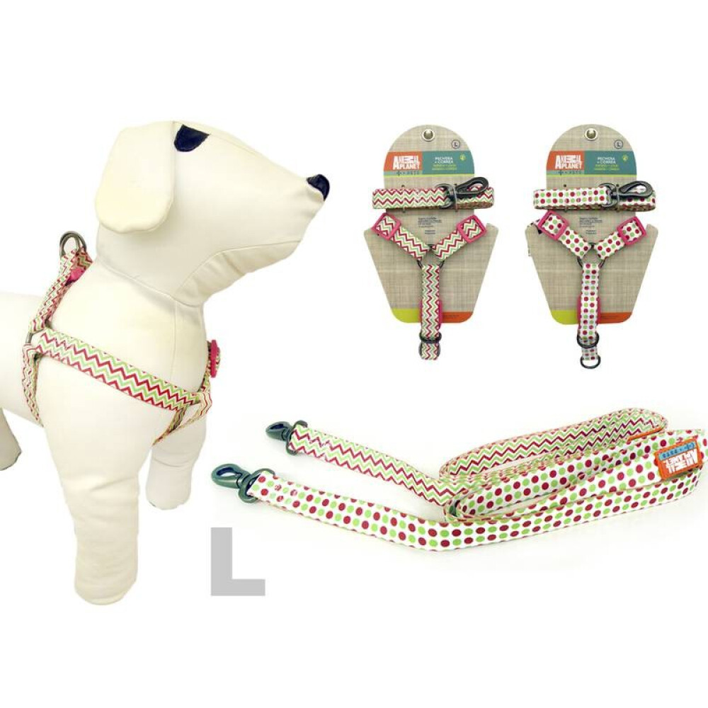 ARNÉS +CORREA PARA PERROS DISEÑOS L ARNÉS +CORREA PARA PERROS DISEÑOS L