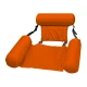 Silla Hamaca Inflable Piscina 100 X 120 Cm Naranja