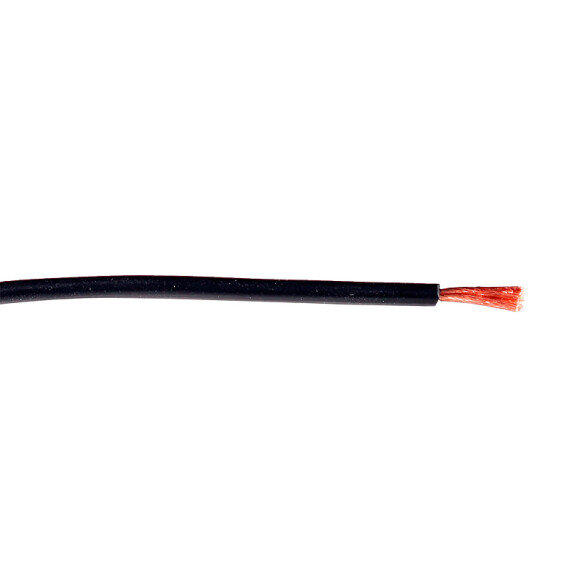 Cable de cobre flexible 2,00 mm² negro-Rollo 100mt N03026